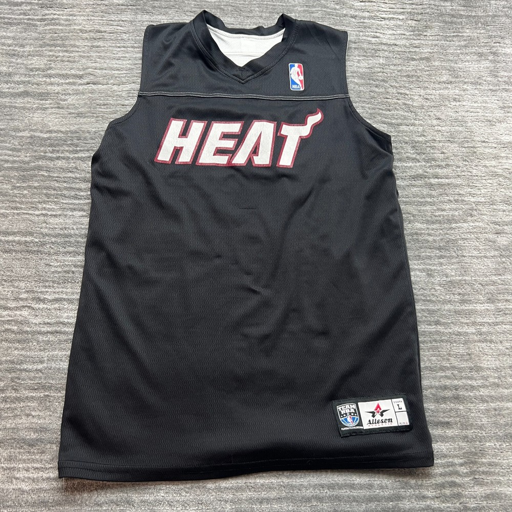 Miami Heat Jersey Size L Youth Alleson #2 Reversible Florida NBA Basketball