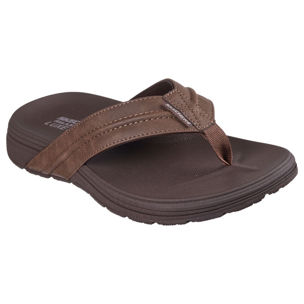 Men's Skechers Marlee Chocolate Brown Casual Sandals