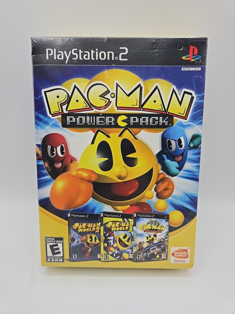 Pac-Man Power Pack (Sony PlayStation 2, 2008) ✨New Factory Sealed✨