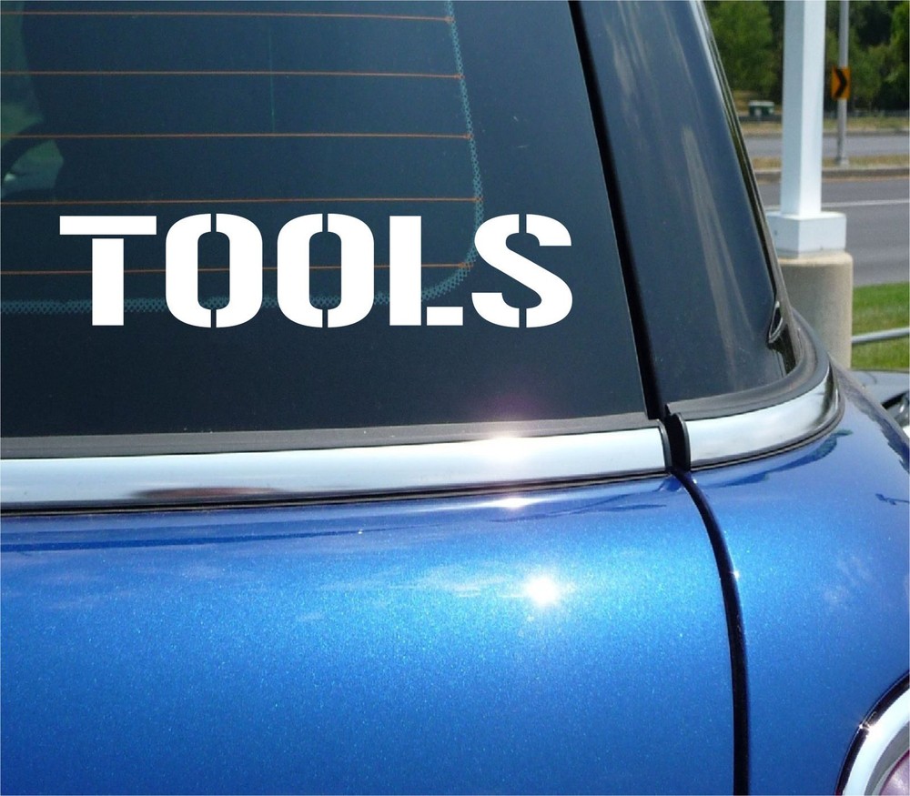 TOOLS VINYL DECAL STICKER FOR AMMO CAN BULLET BOX SHELL CALIBER RIFLE CAR WINDOW