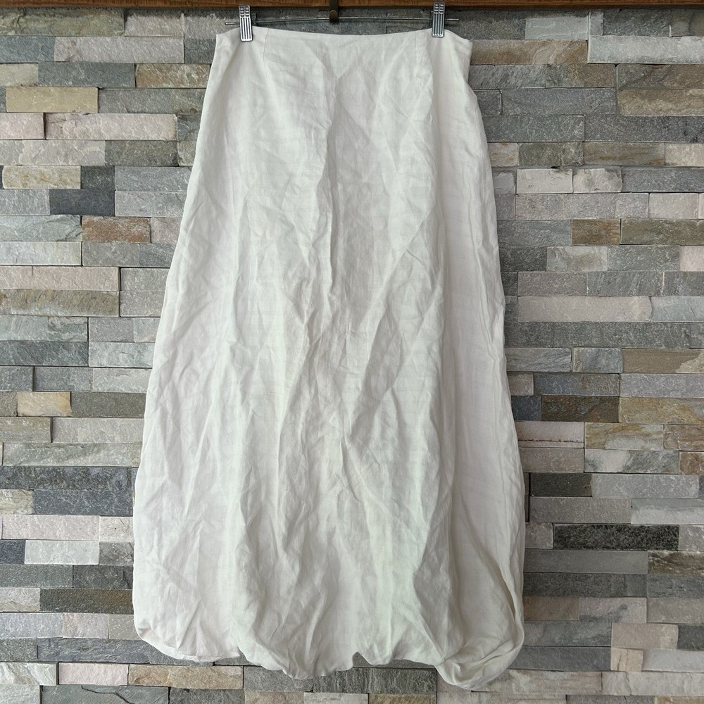 Sarah Pacini Hemp Maxi Bubble Skirt Light Summer Size 1 Womens Fashion