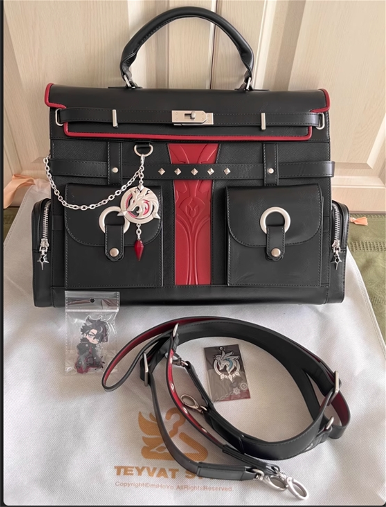 Official Genshin Impact Merch Authentic Wriothesley Series Backpack Shoulder Bag