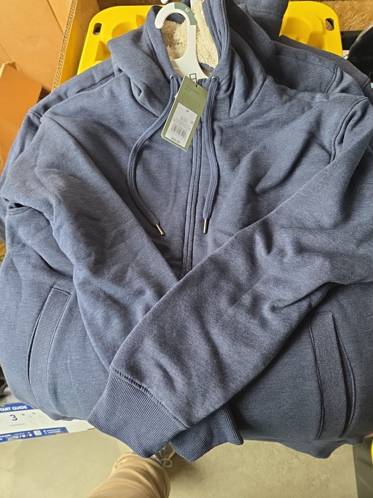 NWT Men's Medium Goodfellow Soft Lined Fleece Sweat Jacket