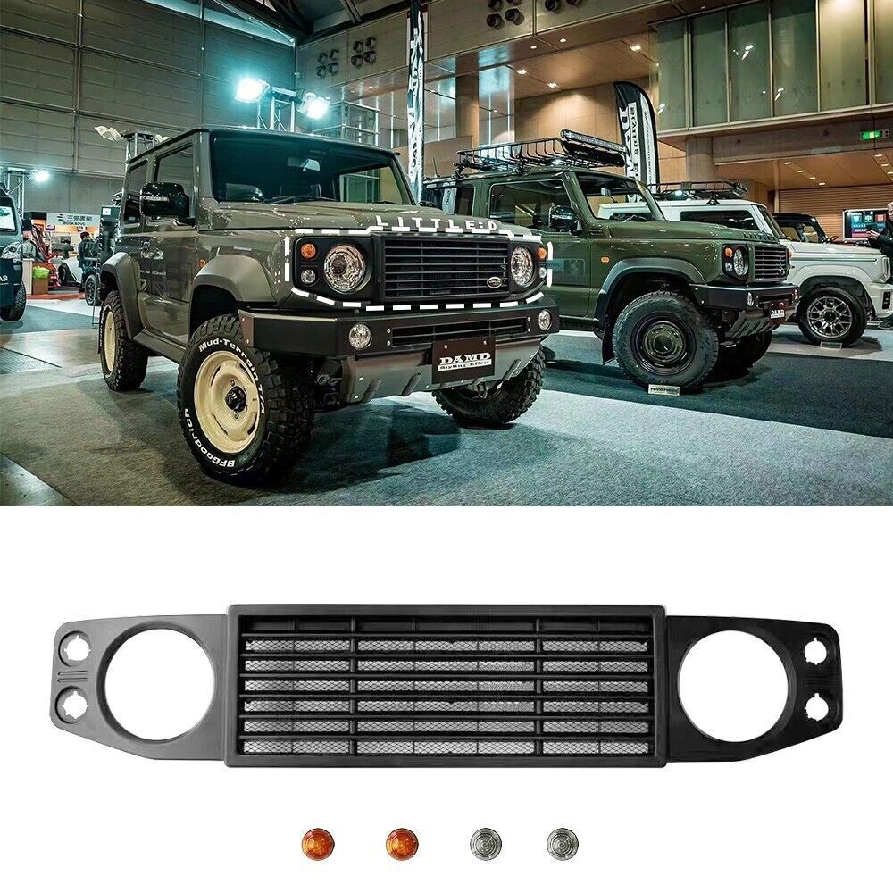 Front Grill Bumper Grille Mesh Fits Suzuki Jimny JB74W/JB64W 2019-2023