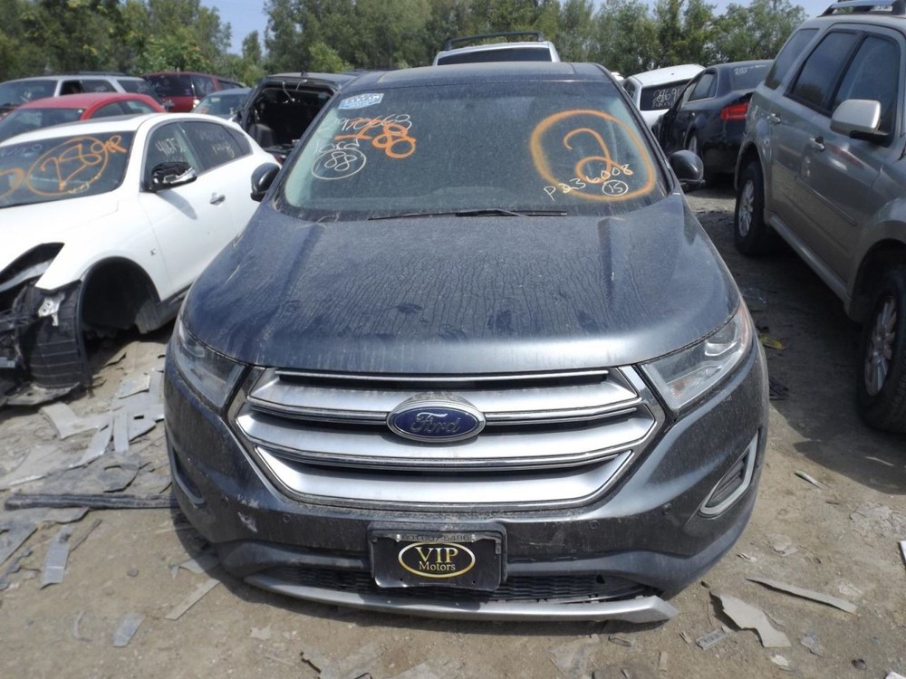 15-20 Ford Edge Driver Front Door Tempered Glass 1437333