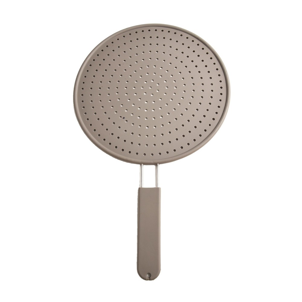 Silicone Heat-Resistant Splash Guard with Handle Cover for 28cm Frying Pan