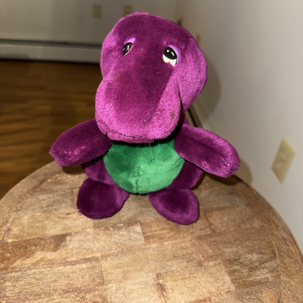 Original Barney Plush W/ String Mouth The Lyons Group Dakin Mint Condition RARE