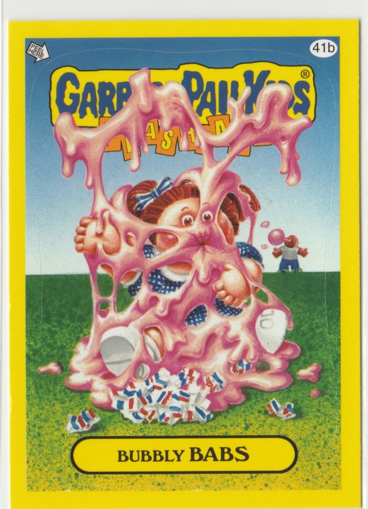 Bubbly Babs Garbage Pail Kids GPK 2011 Flashback Series 3 FB3 #41b