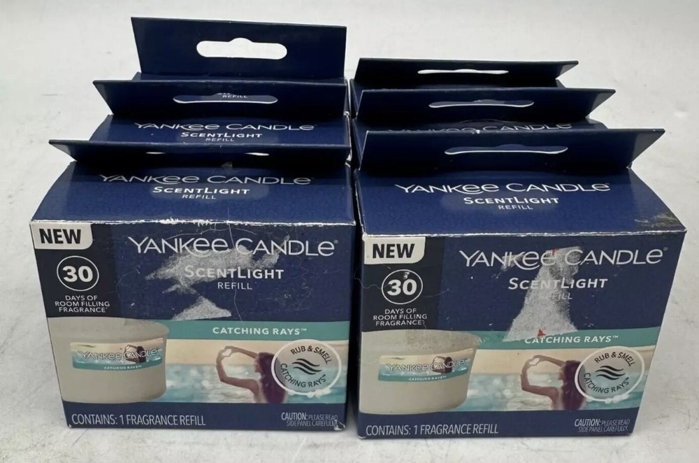 6 Yankee Candle ScentLight Catching Rays Fragrance Refills Fast Shipping