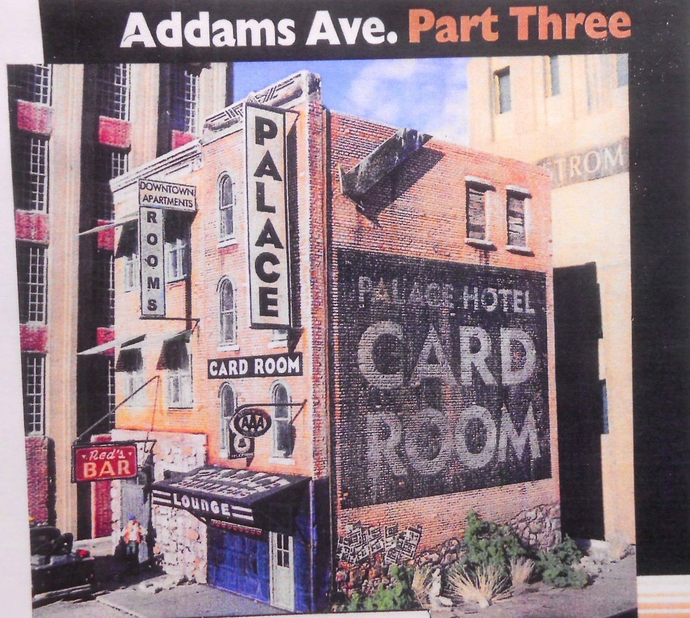 Downtown Deco HO Scale Building Kit Addams Ave. Part Three + Bonus Roof Top Set!
