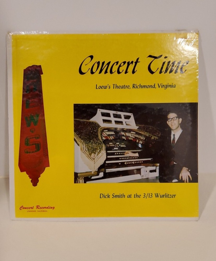 Dick Smith  - Concert Time. Loew's Theatre. Concert Recording LP Rare Sealed