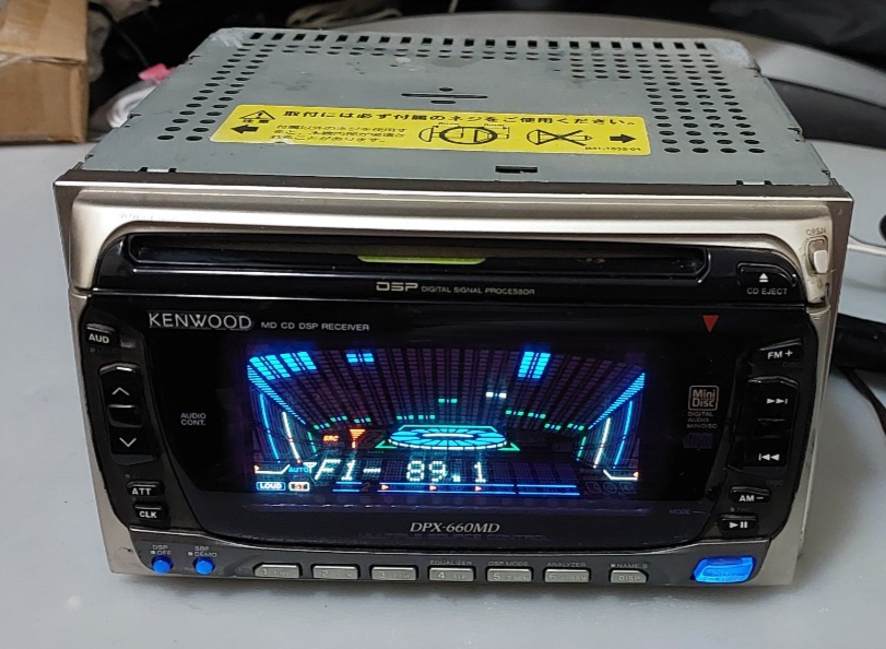 Kenwood DPX-6600MD Double DIN CD MD Player | Rare Classic |Retro JDM Head Unit |