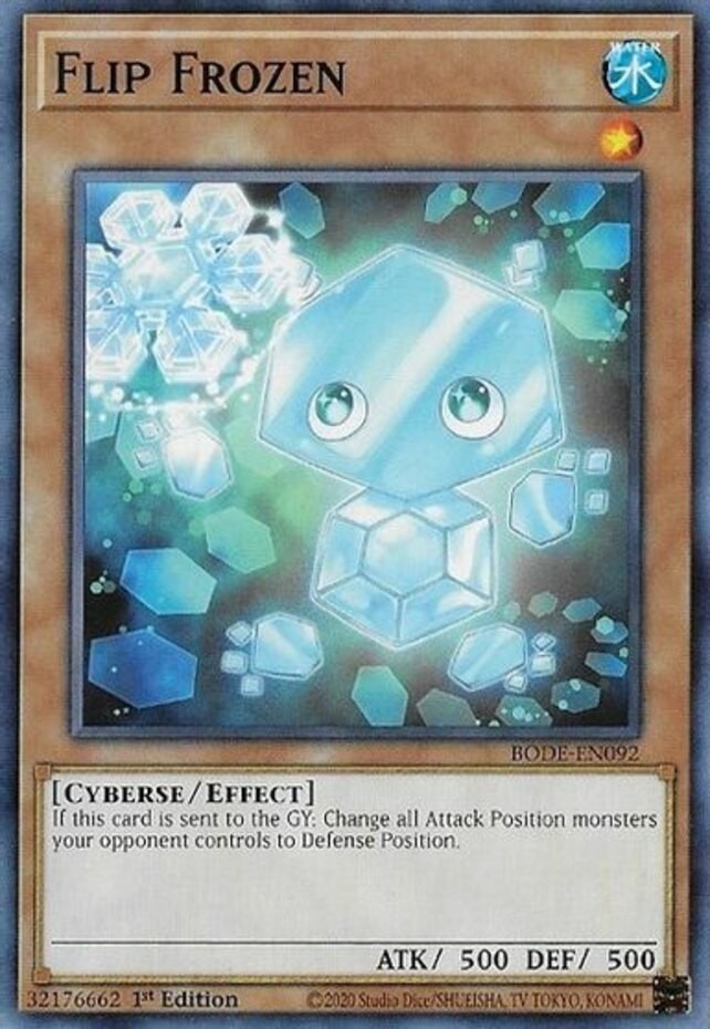 Flip Frozen BODE-EN092 Common 1st Edition Lightly Played Yugioh Card