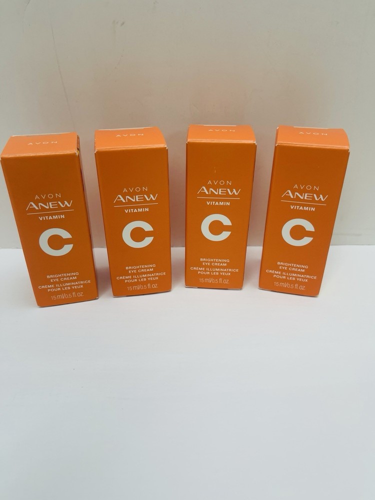 Avon Anew Vitamin C Antioxidant Eye Cream 0.5oz 4-Pack