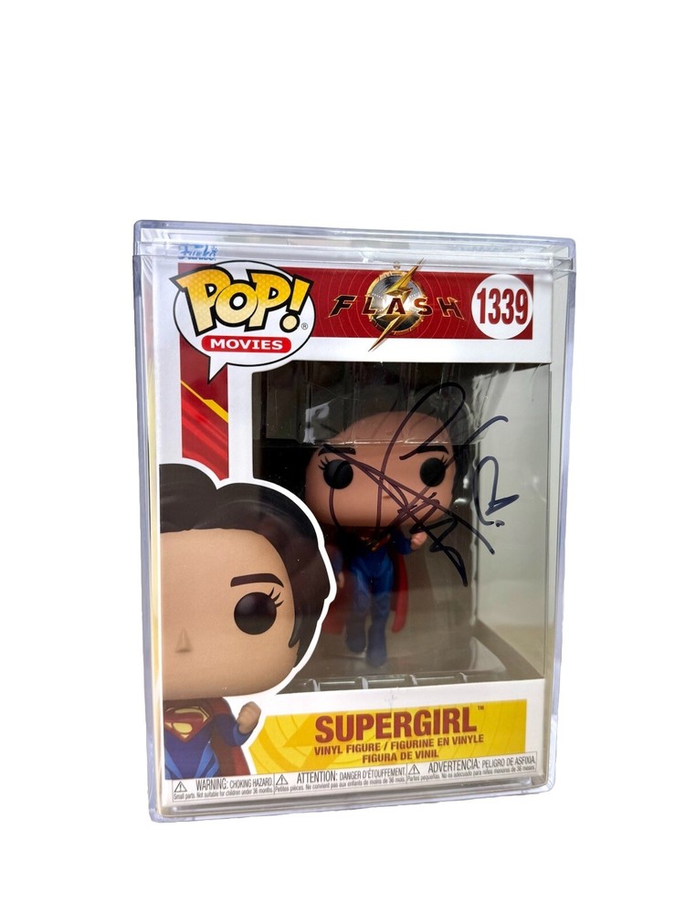 Authentic Supergirl Funko Pop #1339 Signed by Sasha Calle - Rare DC Collectible