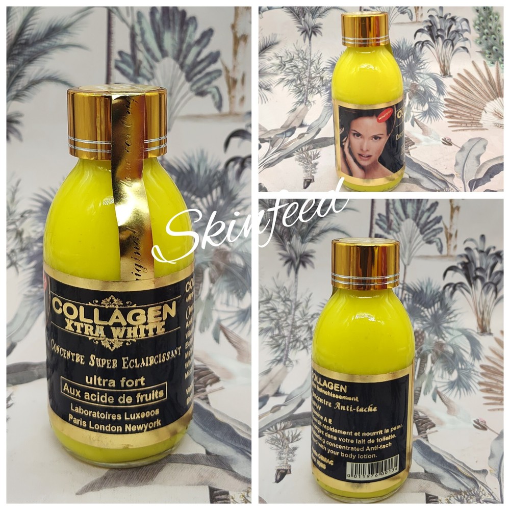 Collagen XTRA (WHITE Super whitening serum). With fruit acids. 100% Original 1pc
