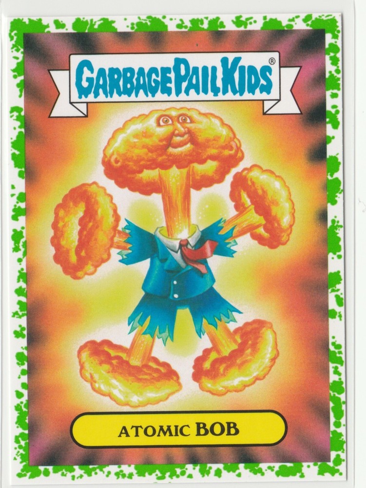 Atomic Bob Green Garbage Pail Kids GPK 2016 American As Apple Pie #9b