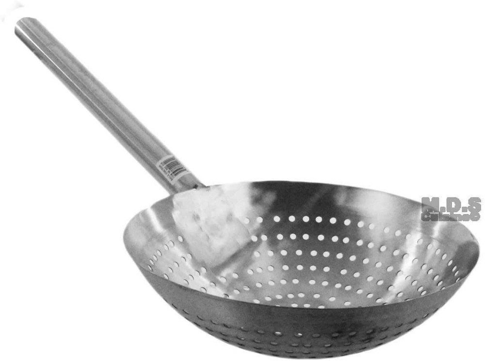 Stainless Steel Stir Fry Skimmer Strainer 25