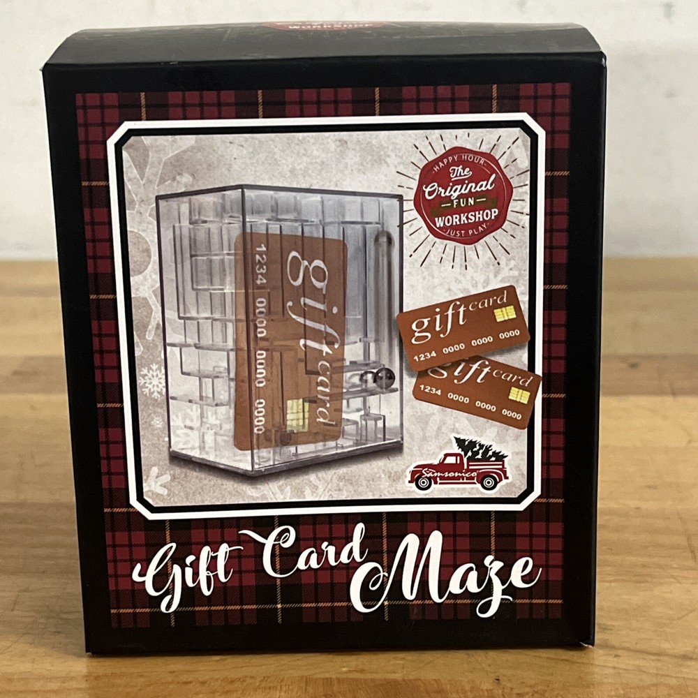 Gift Card Maze -  Puzzle - Brain Teaser - Gag Gift - NEW-image