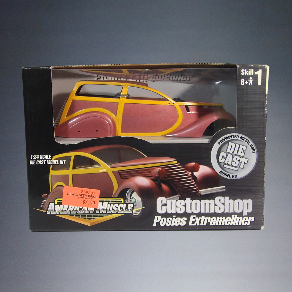 1999 ERTL AMERICAN MUSCLE POSIES EXTREMELINER 1:24 DIE CAST MODEL KIT