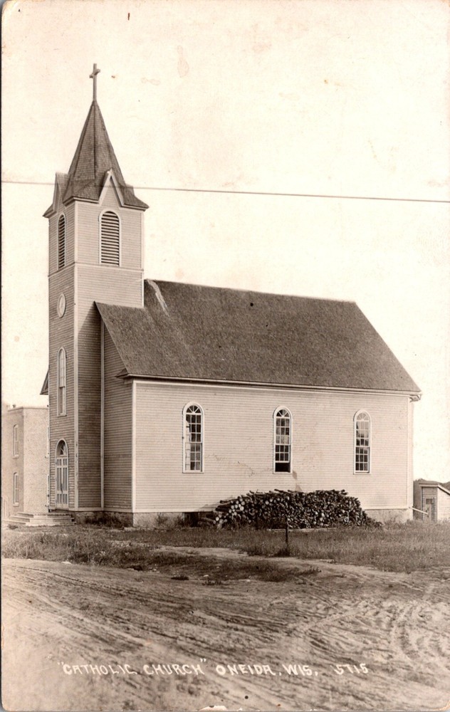 Oneida Wisconsin Historic St. Joseph Parish Catholic Church Religion       23369