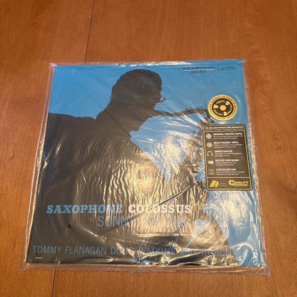 Sonny Rollins - Saxophone Colossus LP - Analogue Prod. 200 G Reissue Mono SEALED