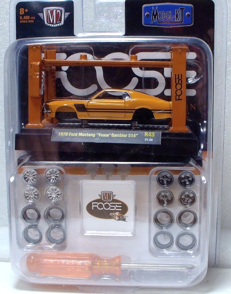 M2 Machines 1970 Ford Mustang Foose Gambler 514 1:64 Diecast Model Kit