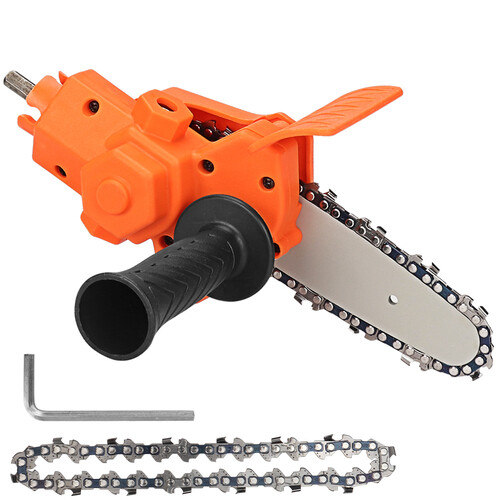 4Inch Mini Chainsaw Chain Blade Converts Electric Drill to Chainsaw