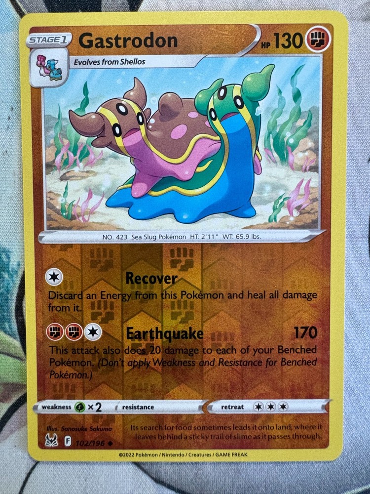 Gastrodon Reverse Holo Pokemon TCG BKS332