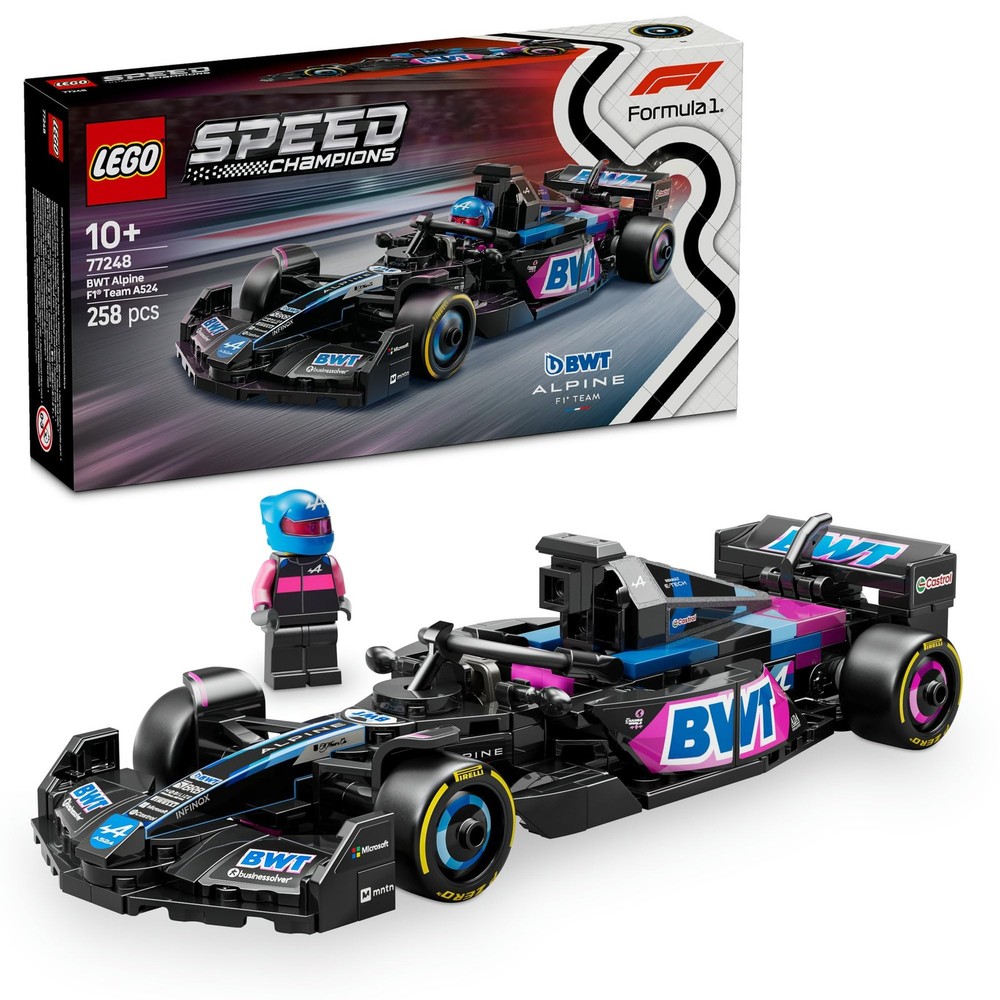 LEGO Speed Champions BWT Alpine F1 Team A524 Race Car Set 77248
