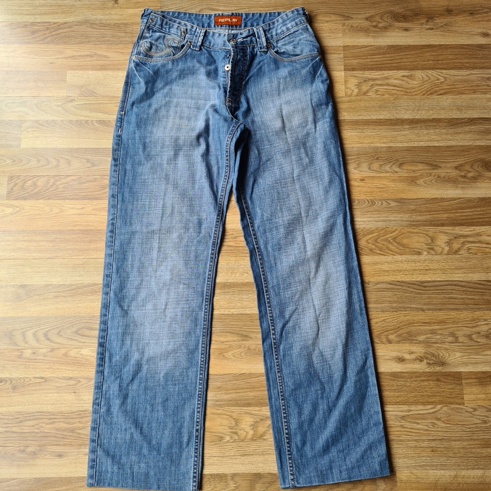 Replay Unisex Denim Jeans 31W 31L Stylish Casual Trousers