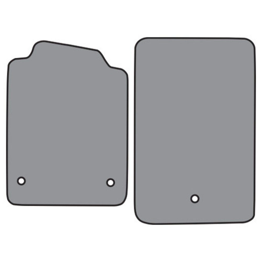 Floor Mats for 2007-2013 Chevy Corvette (FM377) Truvette Die Cut 2Pc