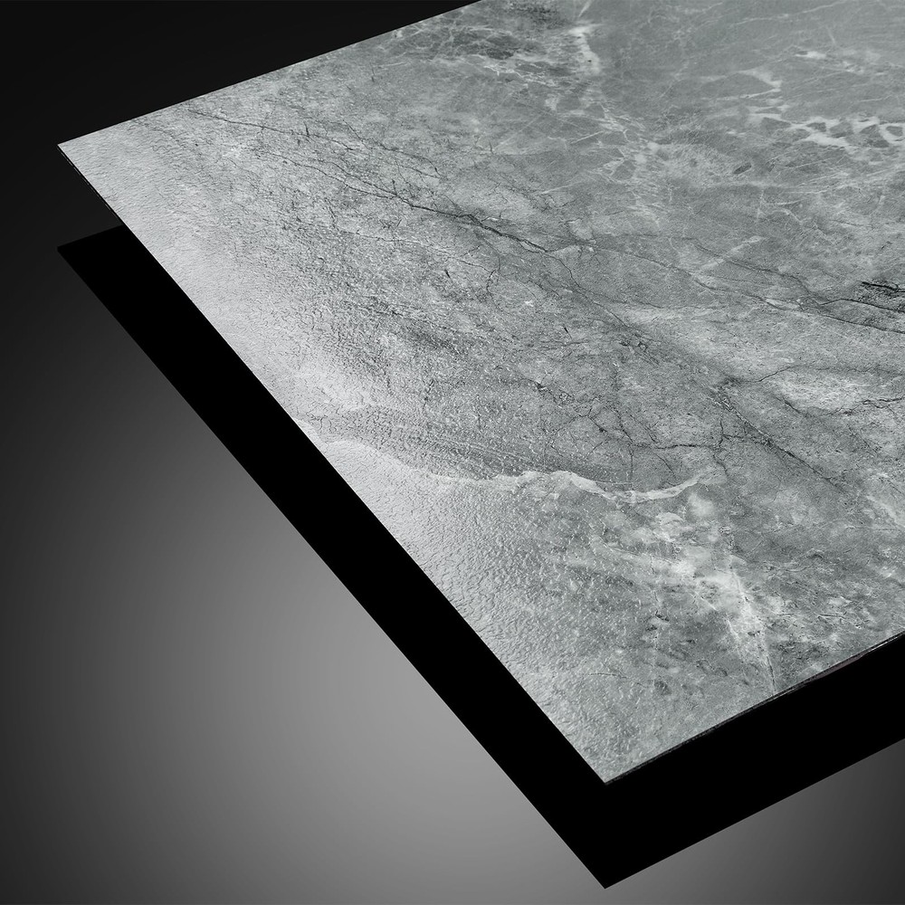 36-Pack Grey Marble Peel and Stick Vinyl Floor Tiles Waterproof Durable