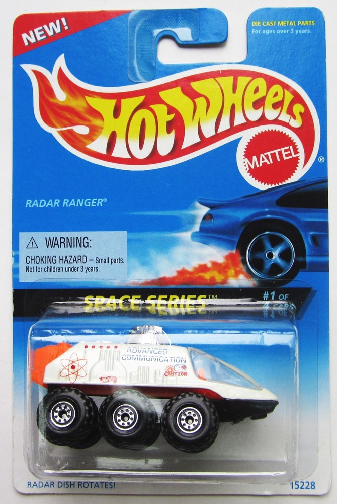 Hot Wheels Radar Ranger Space Series #1 Half-Blue Card 1996 MOSC 388 NEW