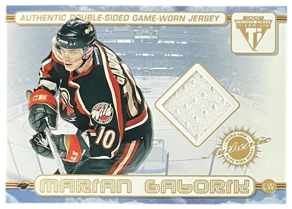 2001 Pacific Private Stock Titanium Double-Sided #67 Gaborik / Fernandez