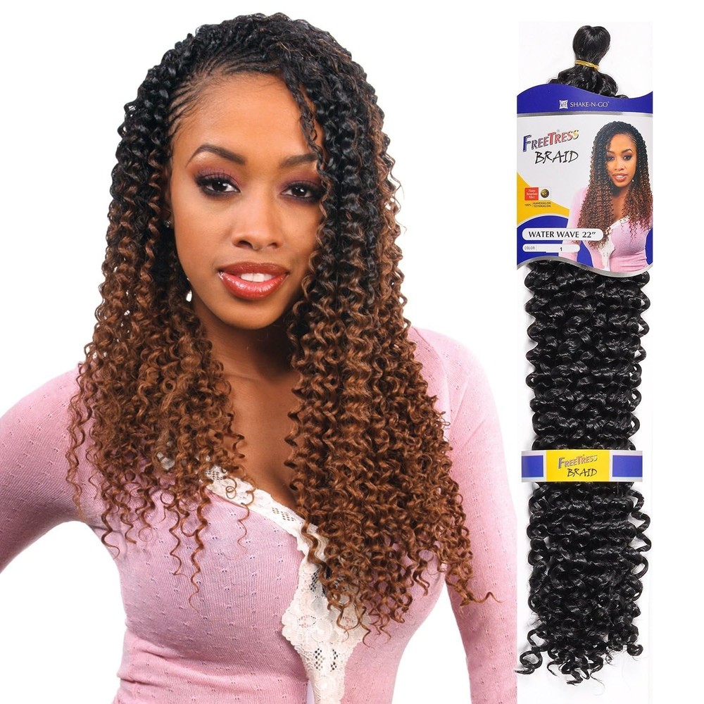 Synthetic Hair Braids FreeTress Water Wave Bulk 22
