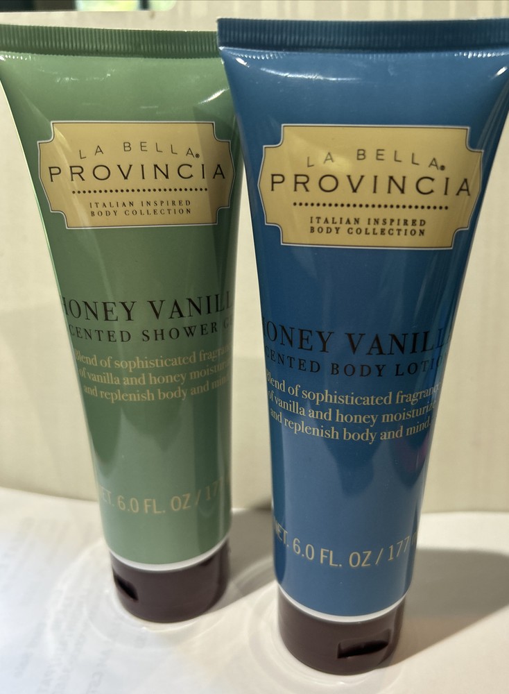 La Bella Provincia Honey Vanilla Scented Shower Gel 6 oz