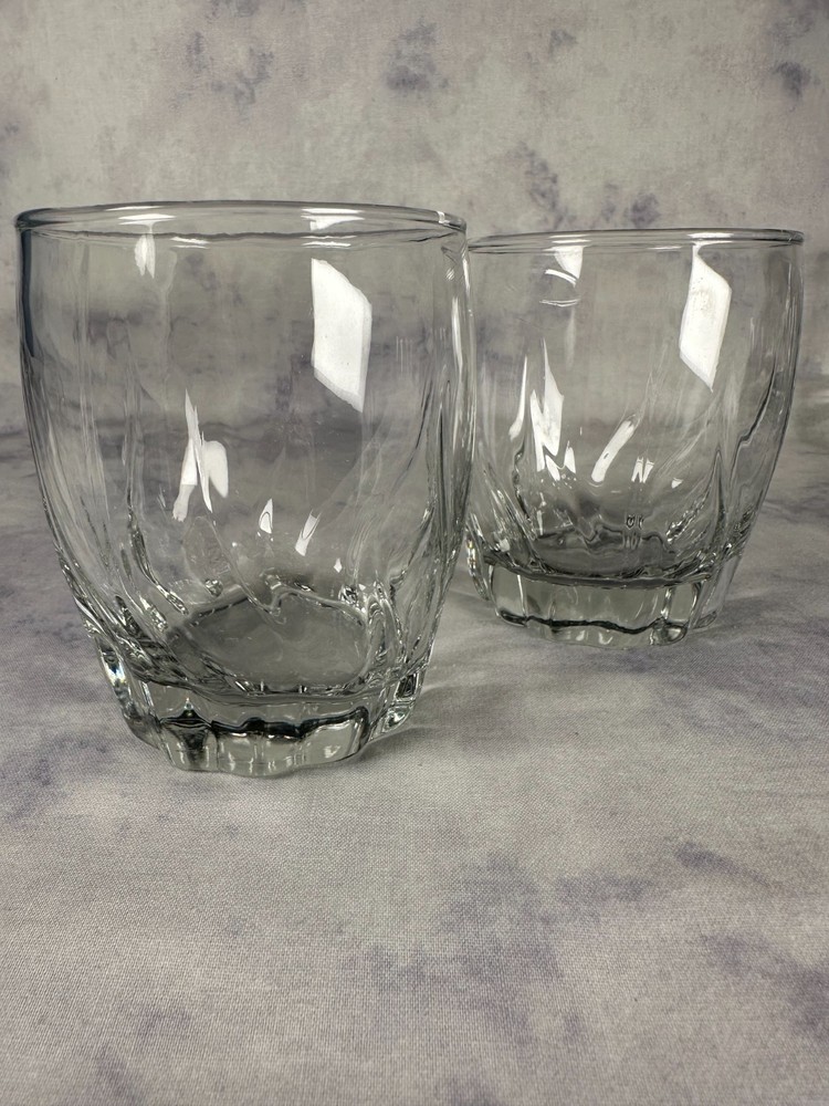 Set of 2 Anchor Hocking Central Park Swirl Double Old Fashioned 4