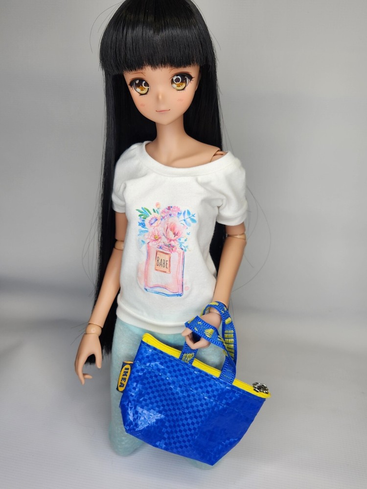 Bjd Smart Doll Or Volks Dollfie Dream Accessory Tote/shopping Bag From Ikea