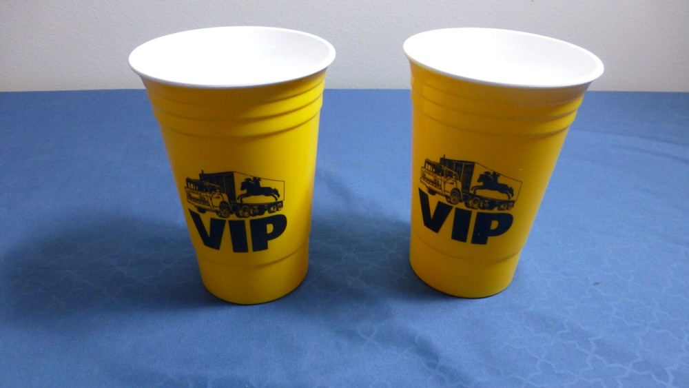Post Malone F-1 Trillion Tour VIP Hard Solo Cups, Lot of 2