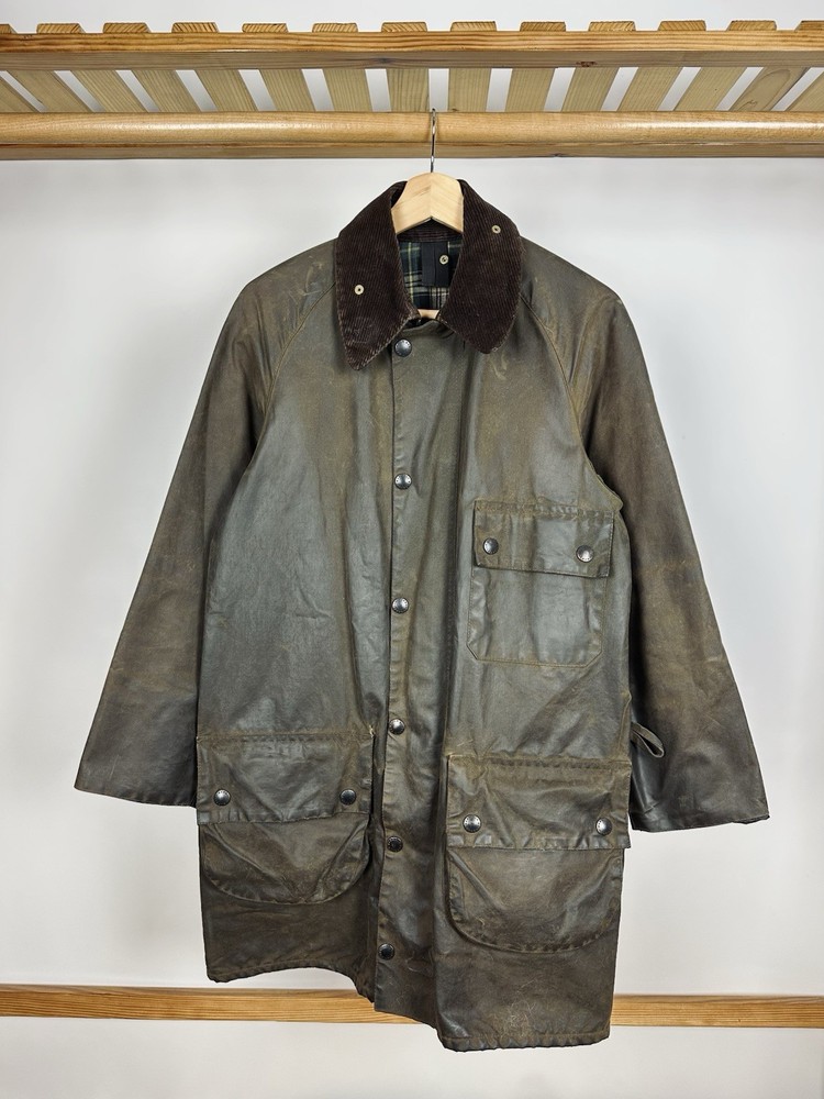 Vintage Barbour A98 Solway Zipper Wax Jacket Size C36/91cm