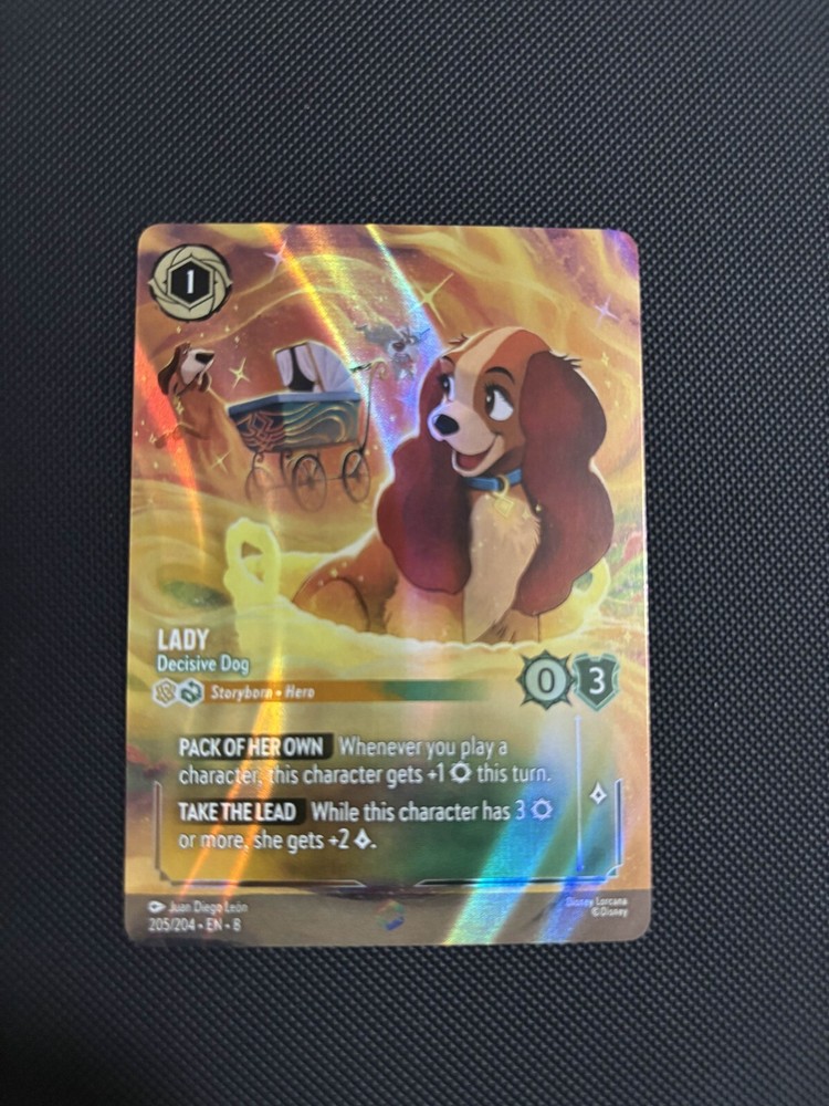 Lady - Enchanted Decisive Dog Disney Lorcana Set 8 Reign of Jafar PRESALE 🌟