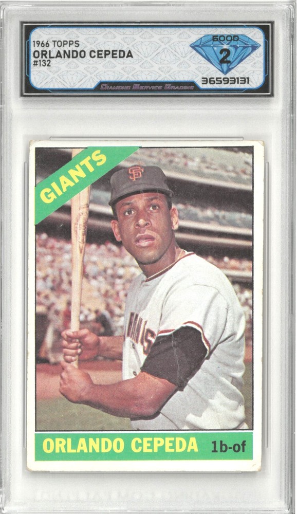 1966 Topps Orlando Cepeda #132 Baseball Card Vintage MLB