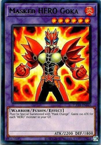 Masked HERO Goka TOCH-EN043 Rare Unlimited Edition Lightly Played