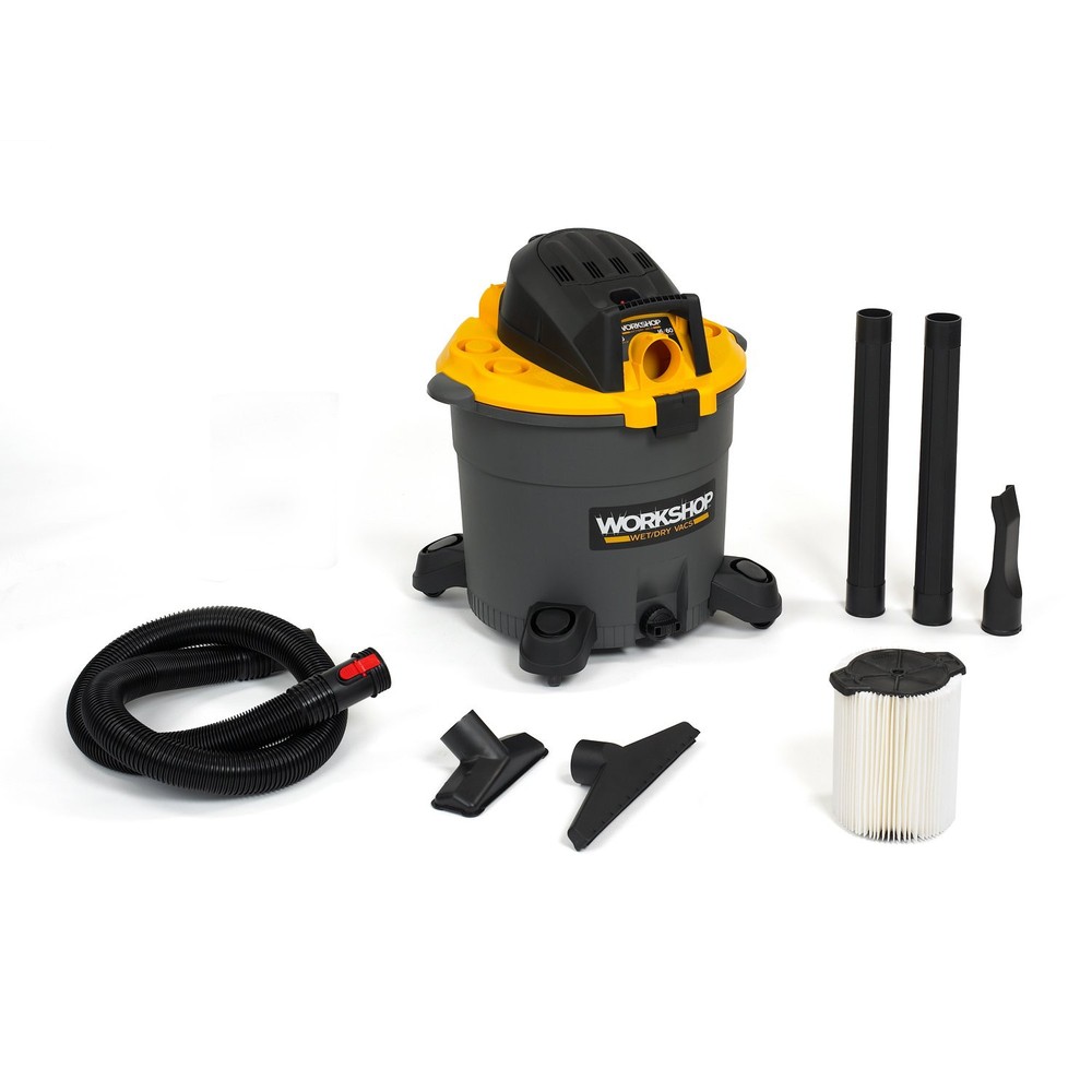 WS1600VA 16-Gallon 6.5 Peak HP Wet/Dry Vacuum Cleaner, Heavy-Duty Shop Vacuum...
