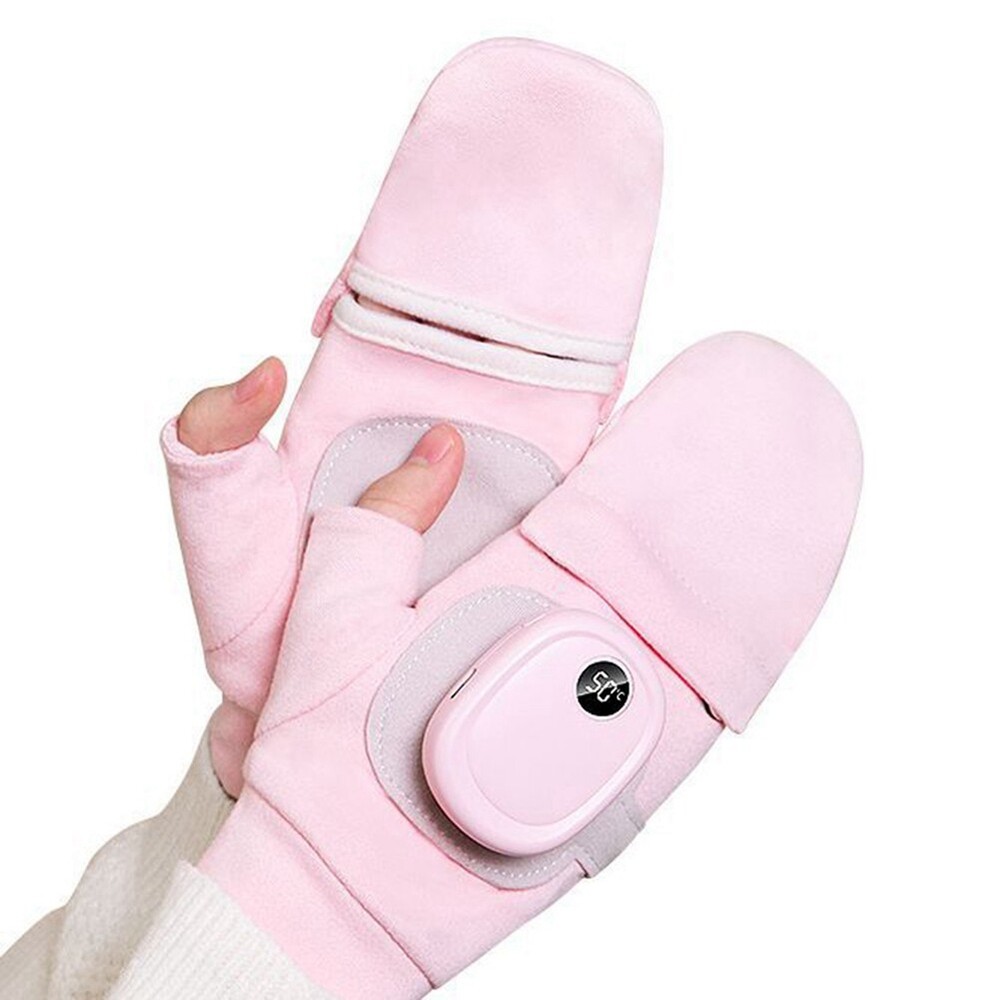 Heated Gloves, USB Rechargeable Hand Warmers Gloves, Winter Full-Finger1307