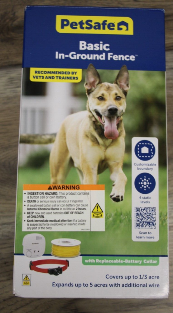 PetSafe PIG00-14582 Premium Basic In-Ground Pet Fence Containment System