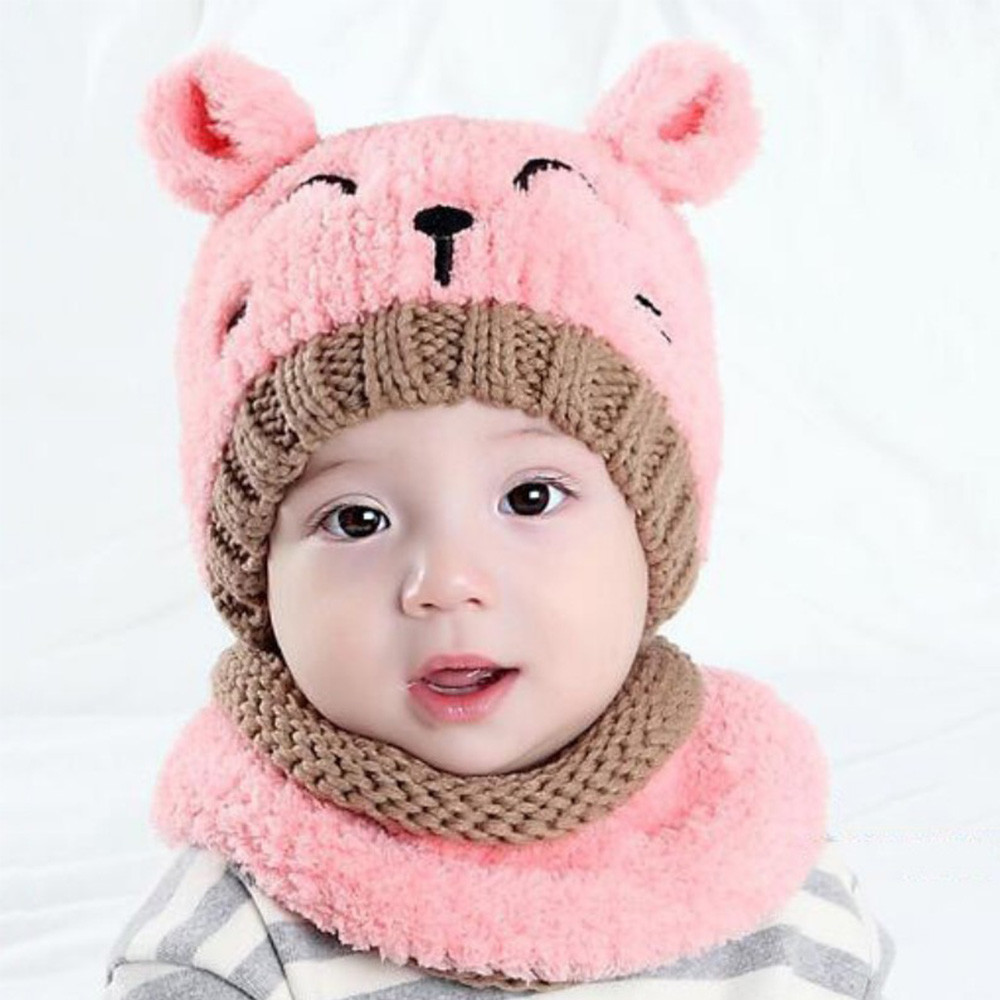 Winter Baby Toddler Girl Boy Warm Cute Beanie Beanie Hat Cap