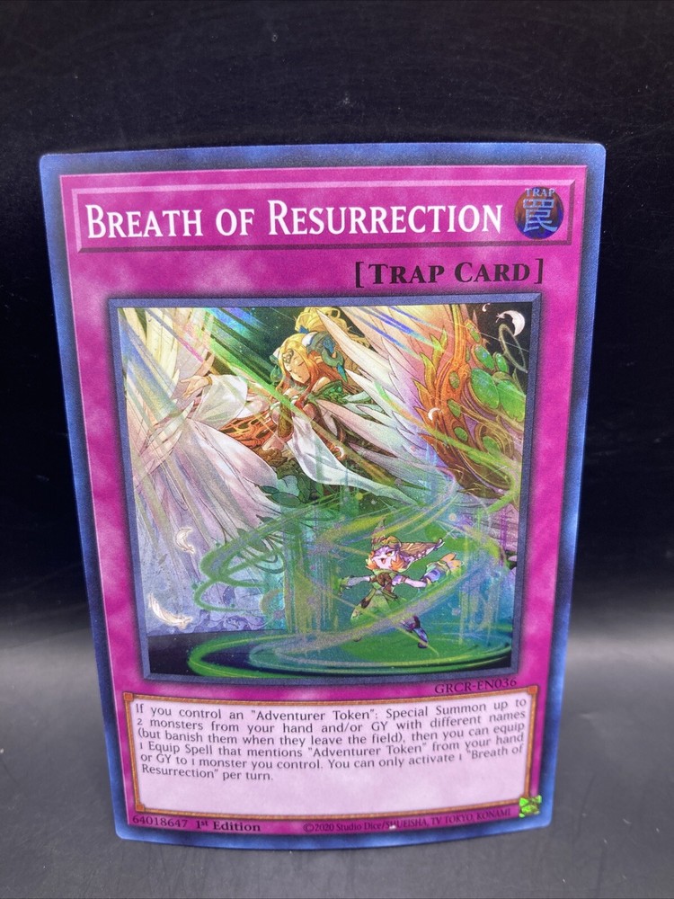 Resurrection Breath GRCR-EN036 The Grand Creators 1st Edition Ultra Rare