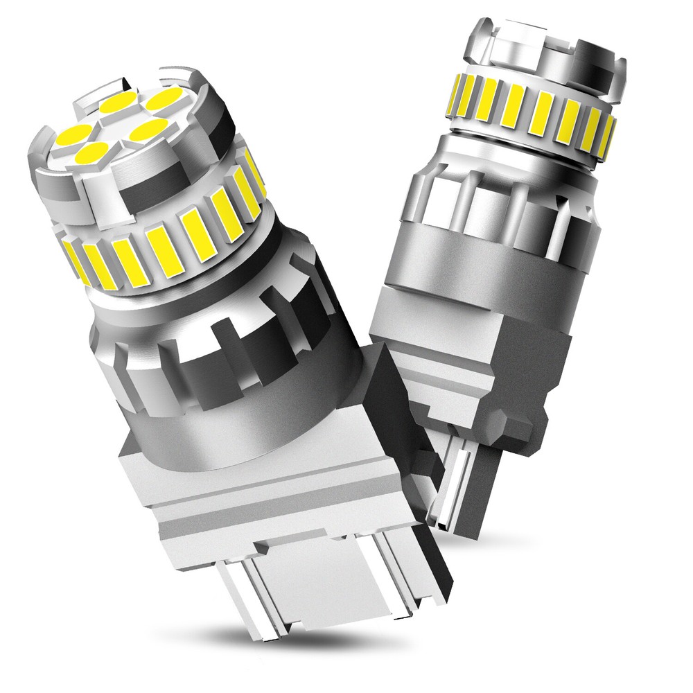2pcs 3157 3156 LED Backup Tail Reverse Light Interior Bulb White/Amber/Red/Flash